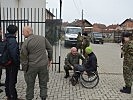 Verabschiedung und Weiterfahrt ins Field Camp Prizren. (Bild öffnet sich in einem neuen Fenster)