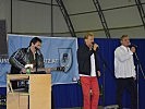"Die 3" sangen Lieder wie "I am from Austria". (Bild öffnet sich in einem neuen Fenster)