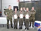 Die Gewinner der Frauenstaffel. (Bild öffnet sich in einem neuen Fenster)