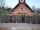 Nach der Messe im "Field-Camp" Prizren. (Bild öffnet sich in einem neuen Fenster)
