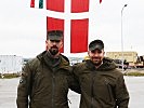 Zweitplatzierter Wachtmeister Schlachter, Sieger Oberleutnant Ranftl, r. (Bild öffnet sich in einem neuen Fenster)