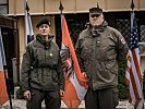 Wachtmeister Hütteneder und Vizeleutnant Truskaller. (Bild öffnet sich in einem neuen Fenster)