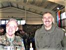 General Kammerhoff und Oberstleutnant Willmann. (Bild öffnet sich in einem neuen Fenster)