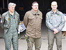 NCC Oberst d.G. Schöberl bei der feierlichen Begrüßung. (Bild öffnet sich in einem neuen Fenster)