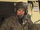 Obertleutnant Michael Lasser während des Einsatzes. (Bild öffnet sich in einem neuen Fenster)