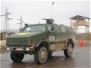 Einsatzbereit: Der Transporter erhöht die Sicherheit der KFOR-Soldaten. (Bild öffnet sich in einem neuen Fenster)