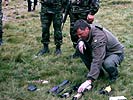 Sichergestellte Munition wird der Militärpolizei übergeben. (Bild öffnet sich in einem neuen Fenster)
