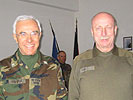 General Mosca und General Ertl. (Bild öffnet sich in einem neuen Fenster)