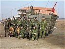 Die österreichischen und schwedischen Soldaten. (Bild öffnet sich in einem neuen Fenster)