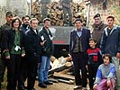 Gruppenfoto mit Bataillonskommandant Oberstleutnant Emmerich Bauer. (Bild öffnet sich in einem neuen Fenster)