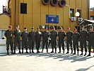 Die österreichischen Soldaten im Hauptquartier von KFOR in Pristina. (Bild öffnet sich in einem neuen Fenster)