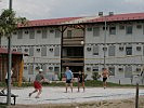Der renovierte Beach-Volleyballplatz. (Bild öffnet sich in einem neuen Fenster)