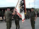 Oberstleutnant Emmerich Bauer übernimmt das Kommando über die TF DULJE. (Bild öffnet sich in einem neuen Fenster)