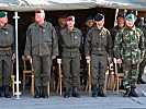 Hochrangige Militärs wohnten dem Festakt im Camp Casablanca bei. (Bild öffnet sich in einem neuen Fenster)