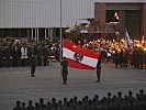 Die Soldaten feierten den Nationalfeiertag im Camp Casablanca. (Bild öffnet sich in einem neuen Fenster)