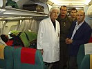 Das Hilfsteam v.l.: Hasans Arzt, Dr. Bierbamer, Hofauer, Muqa. (Bild öffnet sich in einem neuen Fenster)