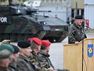 General Entacher dankte den Peacekeepern für ihren Einsatz. (Bild öffnet sich in einem neuen Fenster)