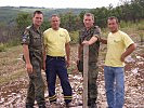 Ein deutsches Team unterwegs im Kosovo. (Bild öffnet sich in einem neuen Fenster)
