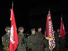 Standarten der Schweiz, Task Force, Kontingent beim Festakt. (Bild öffnet sich in einem neuen Fenster)