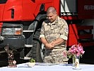 Wort-Gottesdienst durch Militärpfarradjunkt Heinz V.