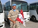 Major Roland Bodner, der scheidende Kommandant der Transport-Kompanie.