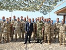 Gruppenfoto mit den österreichischen Soldaten. (Bild öffnet sich in einem neuen Fenster)