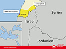 Infografik: Der Libanon und das Einsatzgebiet der UNIFIL-Soldaten.