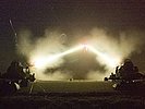 35mm Fliegerabwehrkanone im scharfen Schuss. (Bild öffnet sich in einem neuen Fenster)