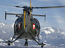 Eine Maschine beim Rückflug nach Aigen im Ennstal. (Bild öffnet sich in einem neuen Fenster)