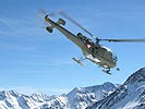 Start zur nächsten Übung: Eine "Alouette" III in den Hohen Tauern. (Bild öffnet sich in einem neuen Fenster)