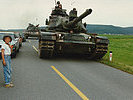 Auch Kampfpanzer M-60 trafen an der Grenze ein. (Bild öffnet sich in einem neuen Fenster)