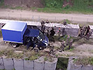 Schutzszenarien von Versorgungs-Stützpunkten werden trainiert. (Bild öffnet sich in einem neuen Fenster)