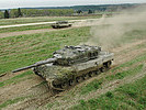 Kampfpanzer "Leopard" 2A4.
Foto: A. Schafler. (Bild öffnet sich in einem neuen Fenster)