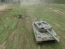 Kampfpanzer "Leopard" 2A4.
Foto: A. Schafler. (Bild öffnet sich in einem neuen Fenster)