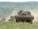 Kampfpanzer "Leopard" 2A4.
Foto: A. Schafler. (Bild öffnet sich in einem neuen Fenster)