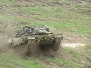 Kampfpanzer "Leopard" 2A4.
Foto: A. Schafler. (Bild öffnet sich in einem neuen Fenster)