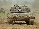 Kampfpanzer "Leopard" 2A4.
Foto: A. Schafler. (Bild öffnet sich in einem neuen Fenster)