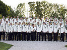 Die Musiker der Militärmusik Oberösterreich in Galauniform. (Bild öffnet sich in einem neuen Fenster)