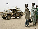 An Austrian special forces troop in Chad in2009. (Image opens in new window)