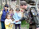 An Austrian soldier on the balkans. (Image opens in new window)