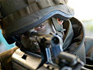 An Austrian soldier aims his gun. (Click to enlarge!)