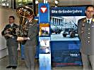 Brigadier Anton Oschep eröffnet die Ausstellung. (Bild öffnet sich in einem neuen Fenster)