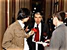 Dr. Zilk im Interview mit Radio Ö1. (Bild öffnet sich in einem neuen Fenster)