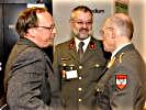 Hr. Kunrath, Militärsuperintendent Mag. Sakrausky, Generalmajor Commenda. (Bild öffnet sich in einem neuen Fenster)