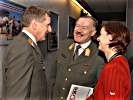Brigadier Heidecker, Generalleutnant Entacher, VB Cuder. (Bild öffnet sich in einem neuen Fenster)