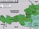 1962: Ministerrats-beschluss über die Umgliederung des Bundesheeres (Schleinzer-Habermann-Reform). (Zum Vergrößern anklicken!)