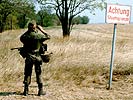 1990: Beginn des Assistenzeinsatzes an der Grenze zu Ungarn. (Zum Vergößern anklicken!)
