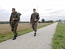 Soldaten auf Patrouille im Grenzgebiet (Zum Vergößern ancklicken!)