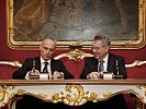 Gerald Klug mit Bundespräsident Heinz Fischer.