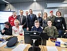 Die Minister Anschober, Tanner und Nehammer besuchten die "AGES Infoline". (Bild öffnet sich in einem neuen Fenster)